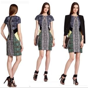 BCBGMaxAzria Chloe Snakeskin Dress D103